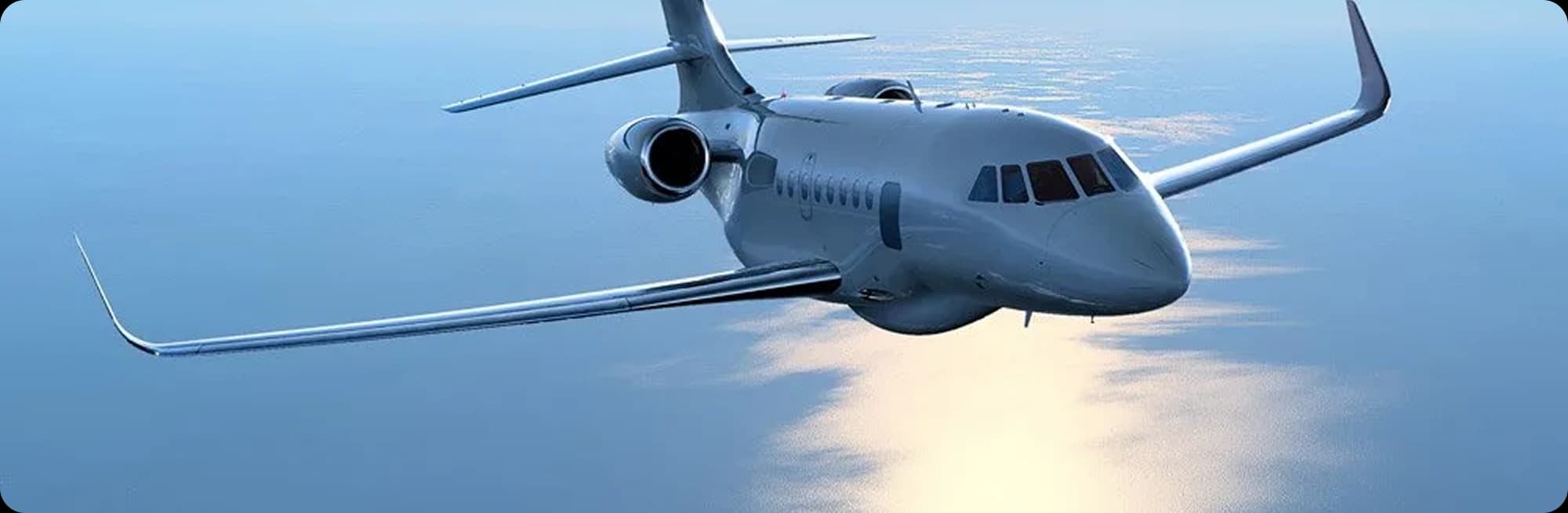 Private jet interior